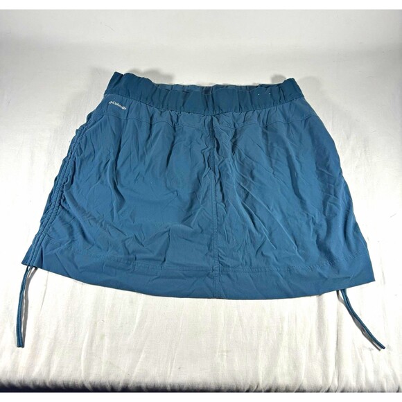Columbia Pants - Columbia Women's Blue Nylon Pull-On Hiking Athletic Skort Size L